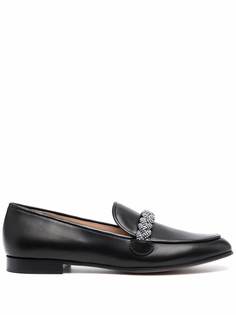 Gianvito Rossi лоферы с кристаллами