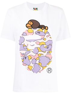 A BATHING APE® футболка Milo с камуфляжным принтом