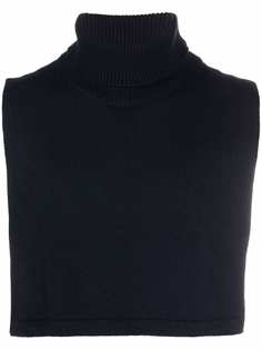 Jil Sander шерстяная манишка с высоким воротником