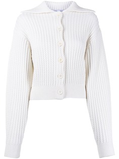 Proenza Schouler White Label кардиган фактурной вязки