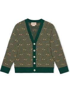 Gucci Kids кардиган с логотипом GG