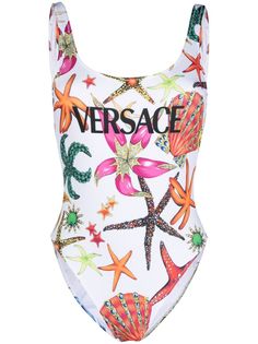 Versace купальник с принтом Trésor de la Mer