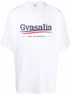 VETEMENTS футболка с логотипом Gvasalia