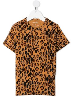 Mini Rodini футболка с леопардовым принтом