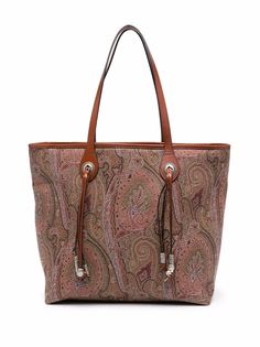 ETRO сумка-тоут с принтом пейсли