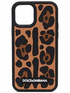 Dolce & Gabbana чехол для iPhone 12 Pro с леопардовым принтом