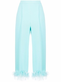Styland укороченные брюки с перьями