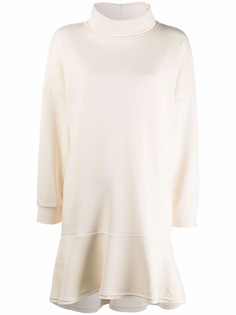 8pm расклешенное платье с высоким воротником