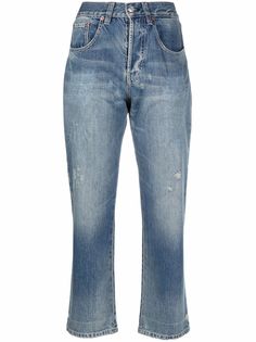 Victoria Beckham укороченные джинсы с завышенной талией