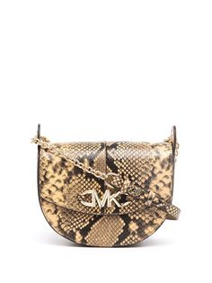 Michael Michael Kors сумка через плечо Izzy со змеиным принтом