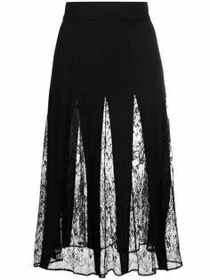 Dolce & Gabbana юбка миди с кружевом