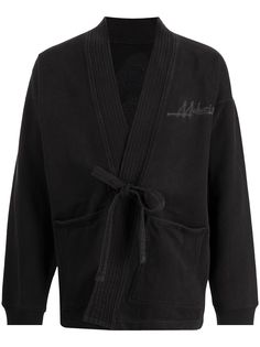 Maharishi поплиновая куртка с запахом