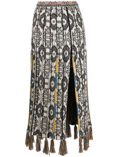 ETRO юбка с кисточками