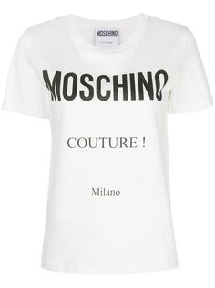 Moschino футболка с логотипом