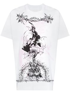 Givenchy футболка с принтом Gothic