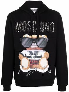 Moschino худи с принтом Toy Bear