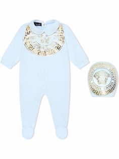 Versace Kids комбинезон для новорожденного с декором Medusa