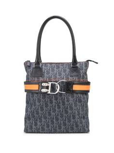 Christian Dior сумка-тоут Flight pre-owned с узором Trotter