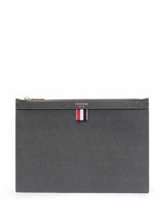 Thom Browne клатч на молнии с полосками RWB