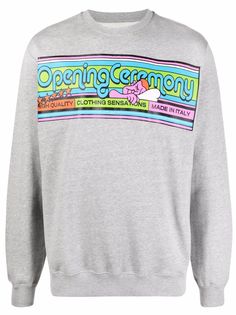 Opening Ceremony CARTOONISH BAND REG. CREW GREY MELANGE M