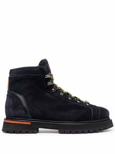 Santoni ботинки на шнуровке