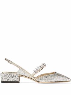 Jimmy Choo туфли Jill 30 с блестками