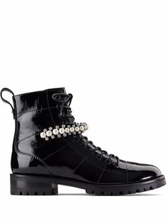 Jimmy Choo декорированные ботинки Cruz