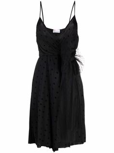 RED Valentino платье миди с принтом
