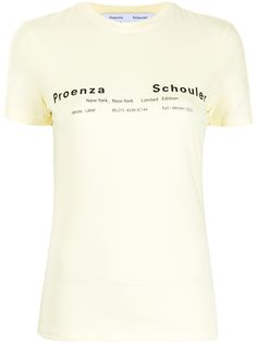 Proenza Schouler White Label футболка с логотипом