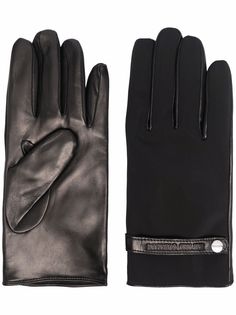 Emporio Armani кожаные перчатки