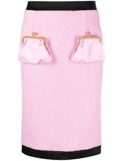 Moschino юбка с накладными карманами