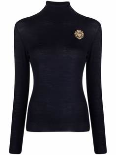 Boutique Moschino джемпер с нашивкой-логотипом