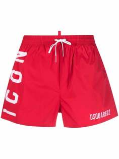 Dsquared2 плавки-шорты с логотипом