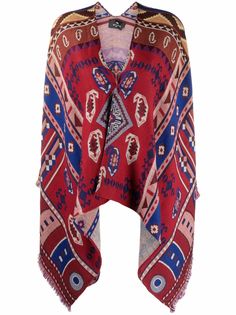 ETRO кейп с принтом