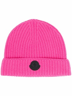 Moncler шапка в рубчик