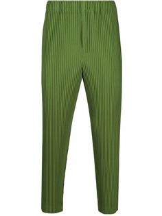 Homme Plissé Issey Miyake плиссированные брюки прямого кроя