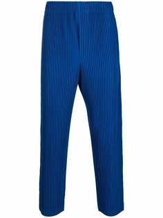 Homme Plissé Issey Miyake плиссированные брюки прямого кроя