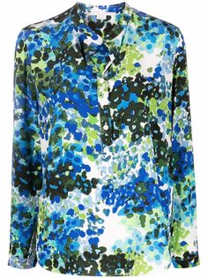 Stella McCartney шелковая рубашка Eva