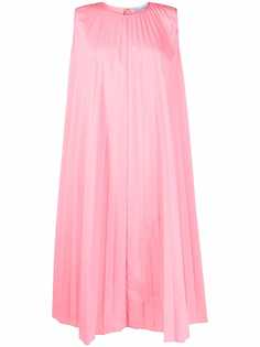RED Valentino расклешенное плиссированное платье