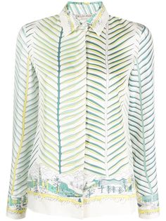 Emilio Pucci рубашка с абстрактным принтом