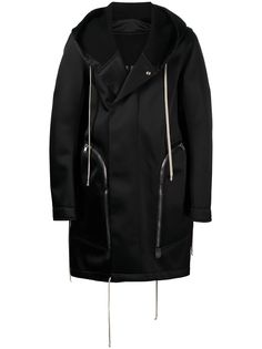 Rick Owens пальто с капюшоном