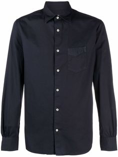 Officine Generale рубашка с длинными рукавами