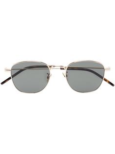 Saint Laurent Eyewear солнцезащитные очки в круглой оправе