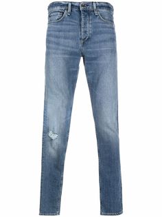 Rag & Bone узкие джинсы с эффектом потертости