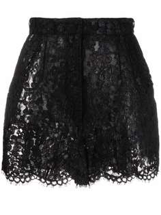 Dolce & Gabbana кружевные шорты с завышенной талией