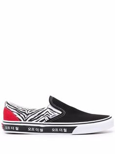 Vans слипоны Korean Typography