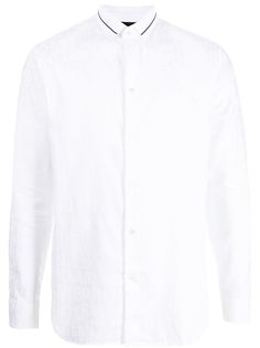 Emporio Armani футболка с жаккардовым логотипом