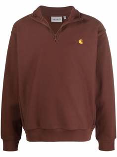 Carhartt WIP толстовка на молнии с логотипом