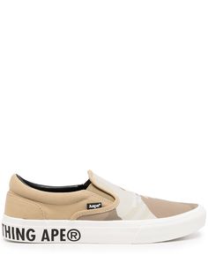 AAPE BY *A BATHING APE® слипоны с логотипом