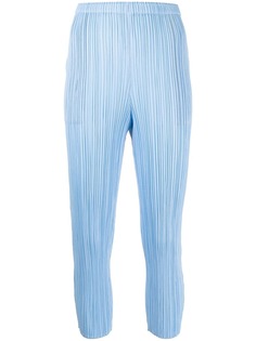 Pleats Please Issey Miyake укороченные брюки со складками